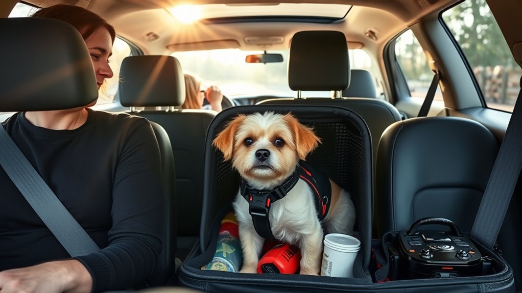 prepare pet emergency transportation
