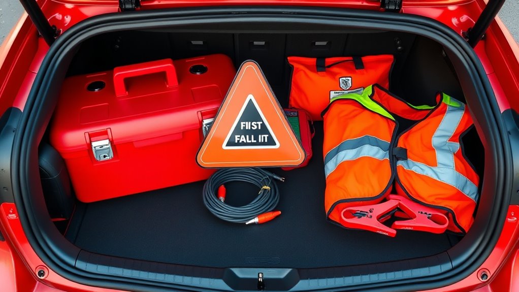 prepare vehicle emergency kit