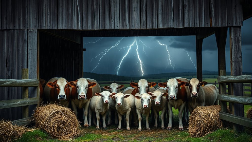 reinforce fences and shelters