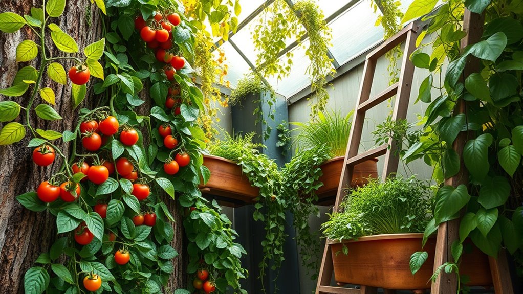 small farm vertical gardening