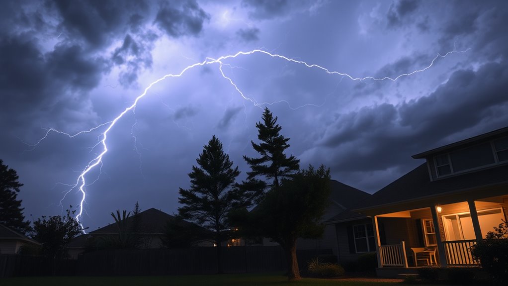 stay indoors avoid electrical hazards