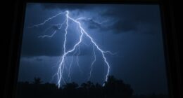 stay indoors during storm