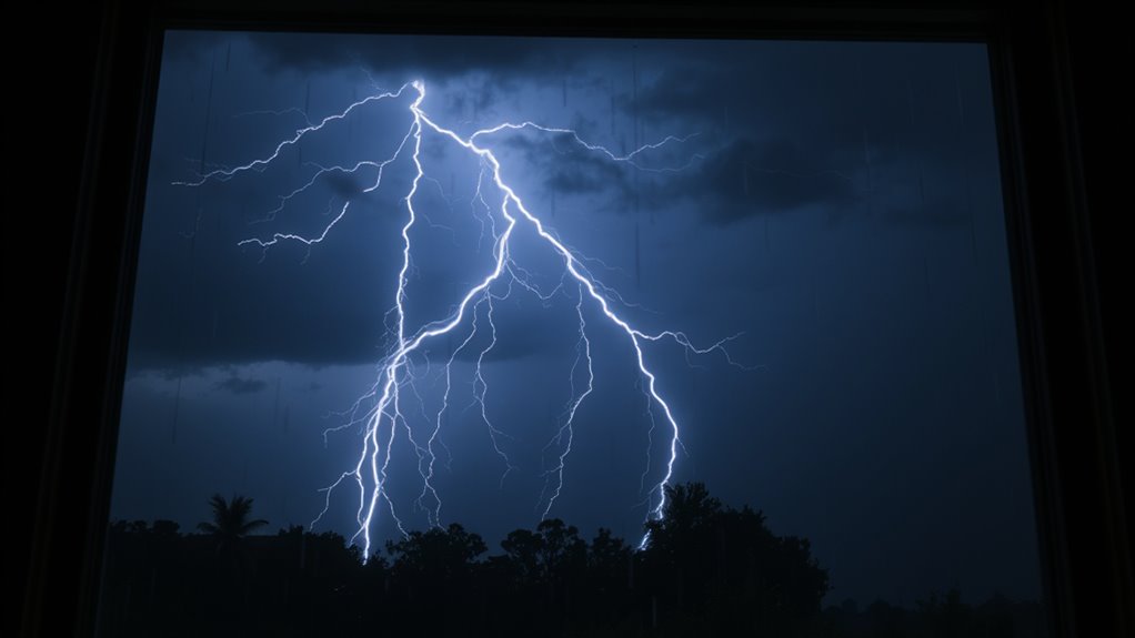 stay indoors during storm