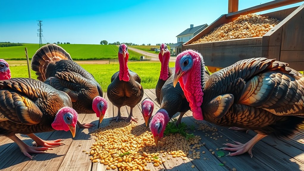 turkey feeding and husbandry
