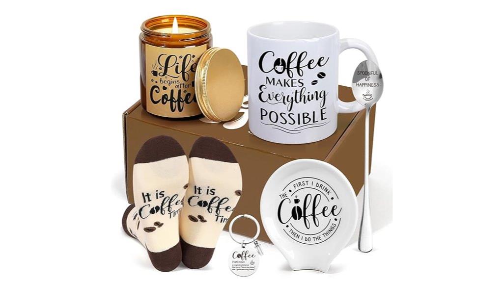 coffee themed gift bundle