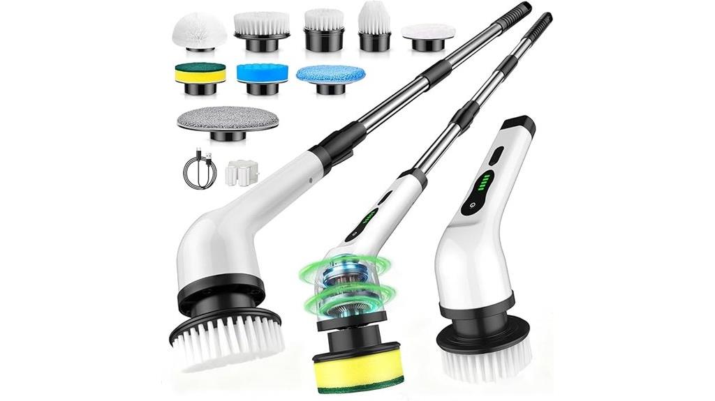 cordless electric scrubber kit