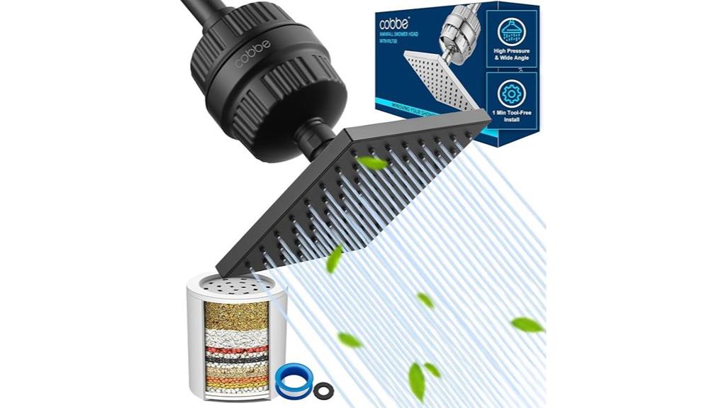 high pressure shower filter