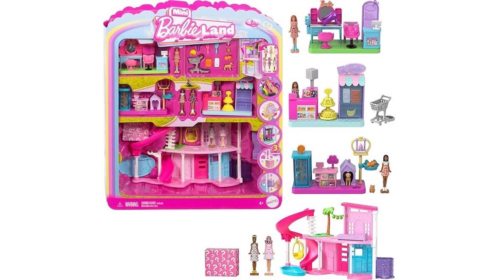 mini dreamhouse playset dolls