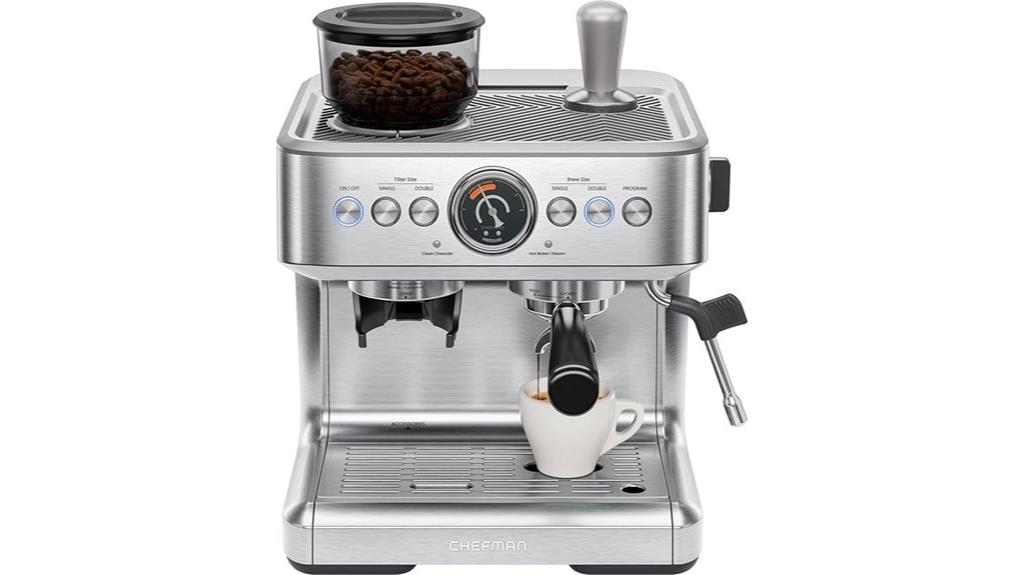 premium espresso maker with frother