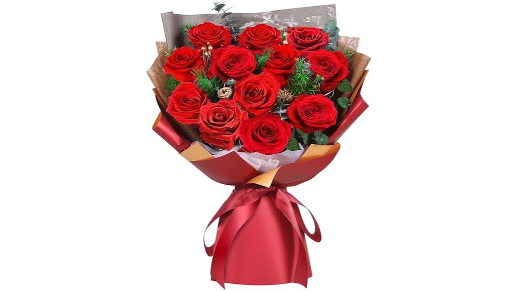 red rose bouquet gift