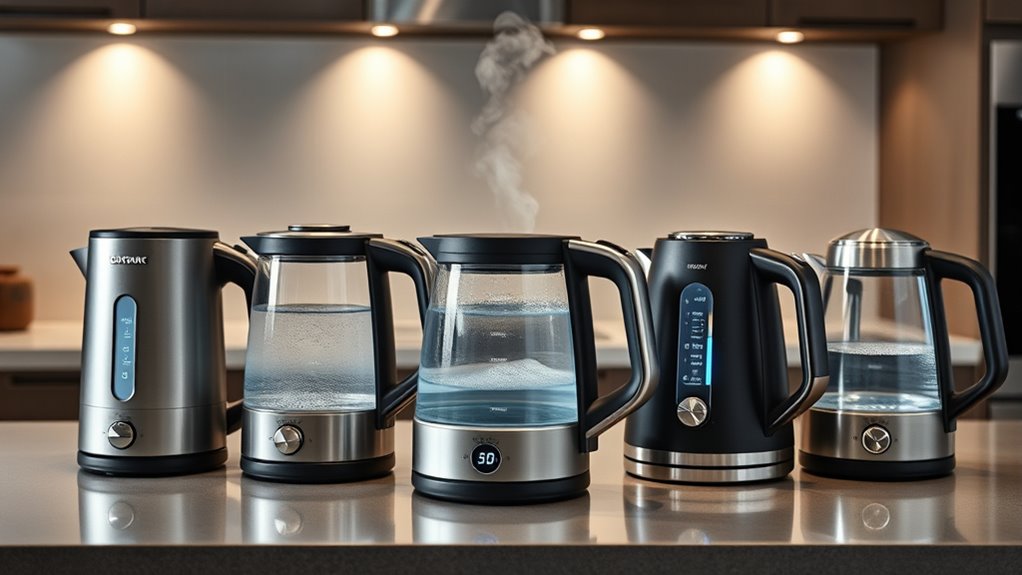top electric kettles temperature