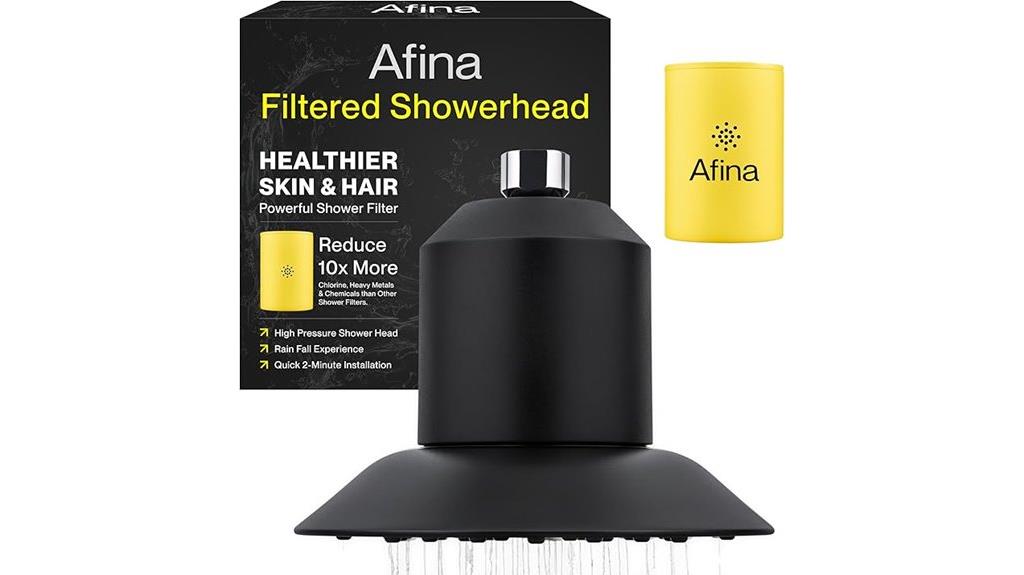 water softener shower head