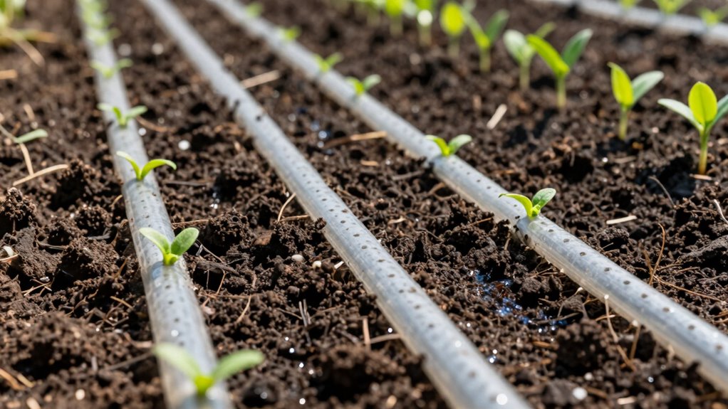 adjust drip tape as plants grow
