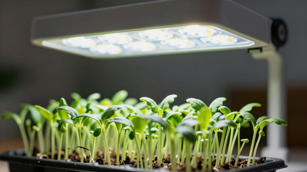 adjust light promote upright growth