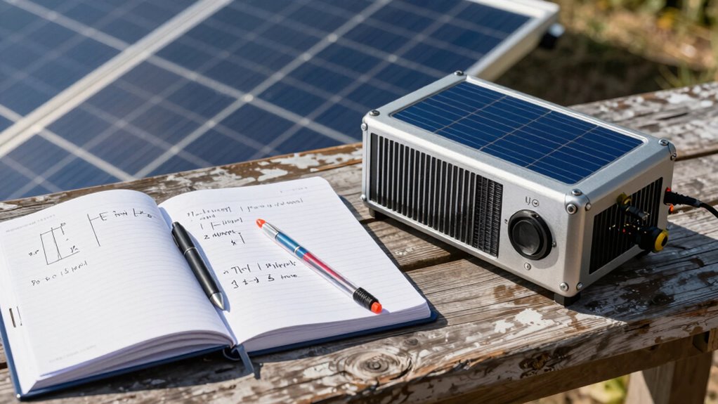 calculate solar generator runtime