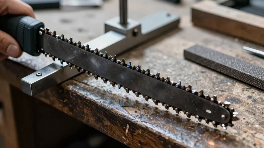 chain sharpness and repair