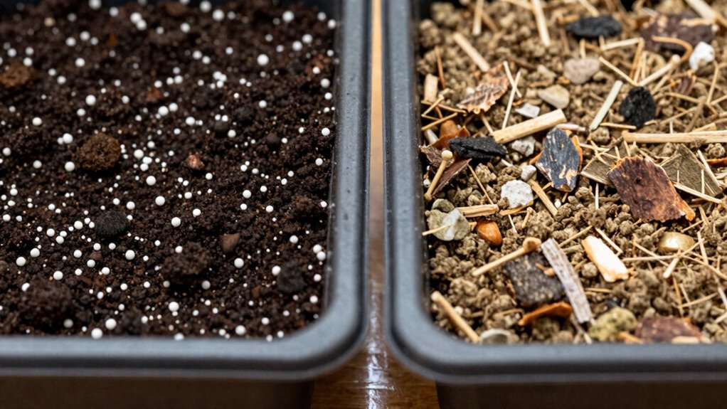 choose nutrient rich sterilized soil