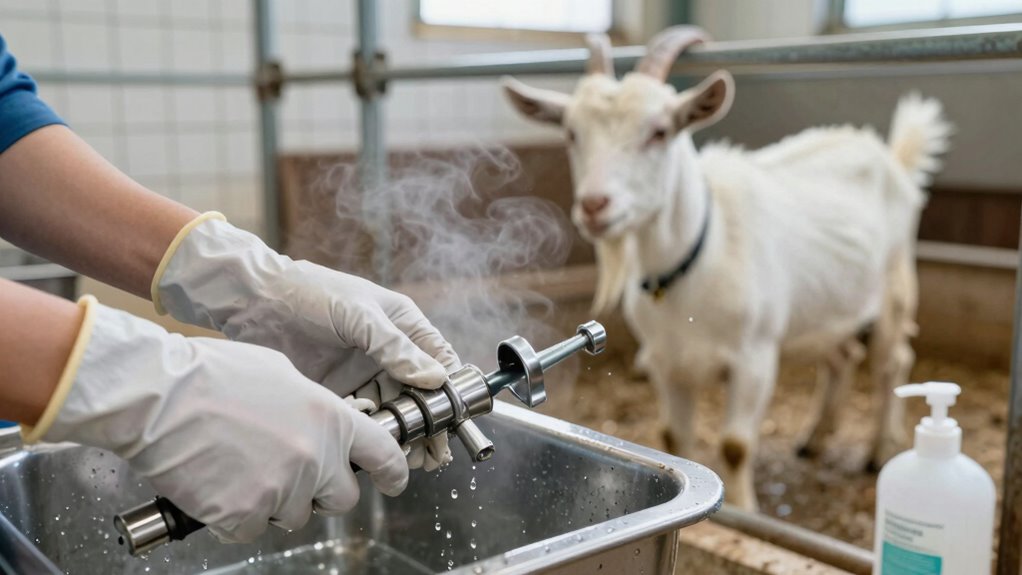 clean sanitize dry equipment