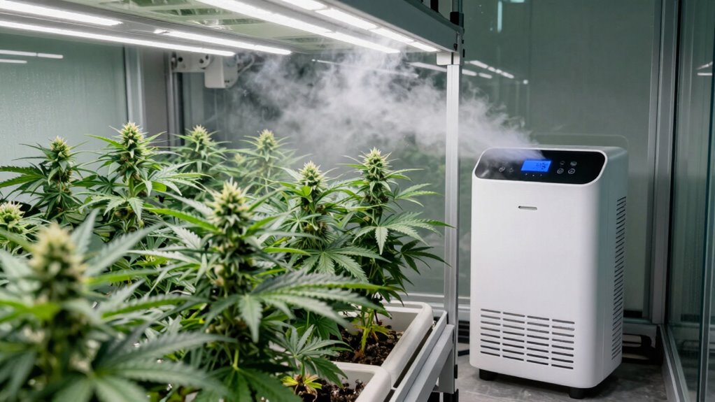 dehumidification limits mold growth