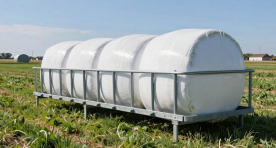 efficient bale feeder design