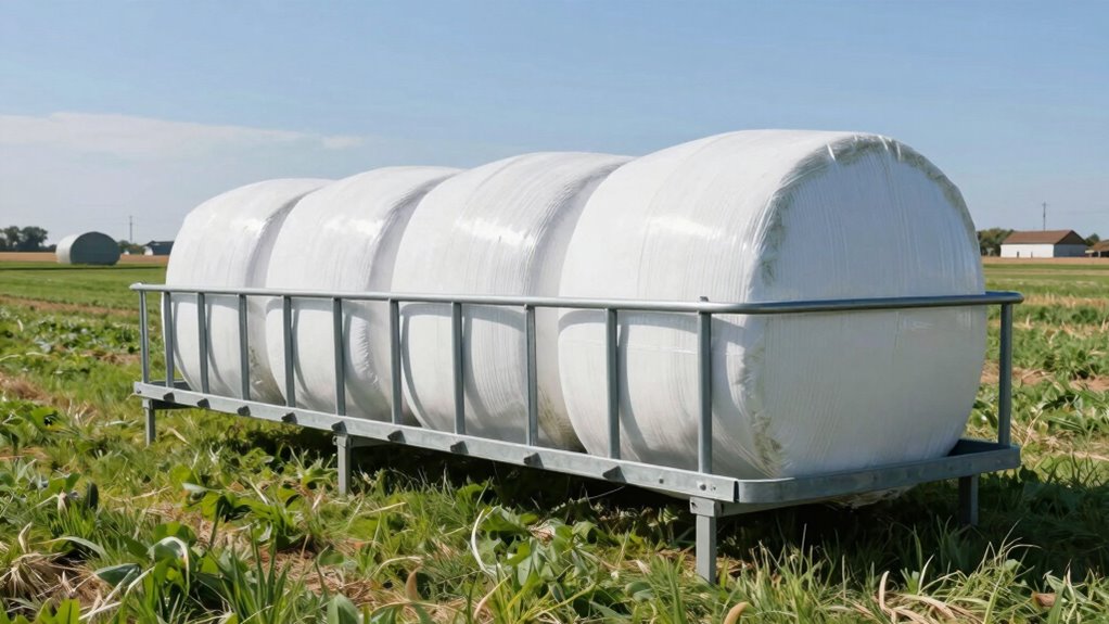 efficient bale feeder design