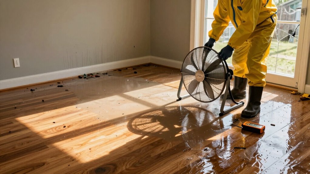flood dry out mold prevention