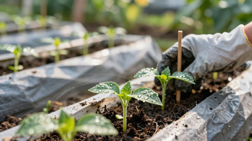 gradual outdoor seedling transition