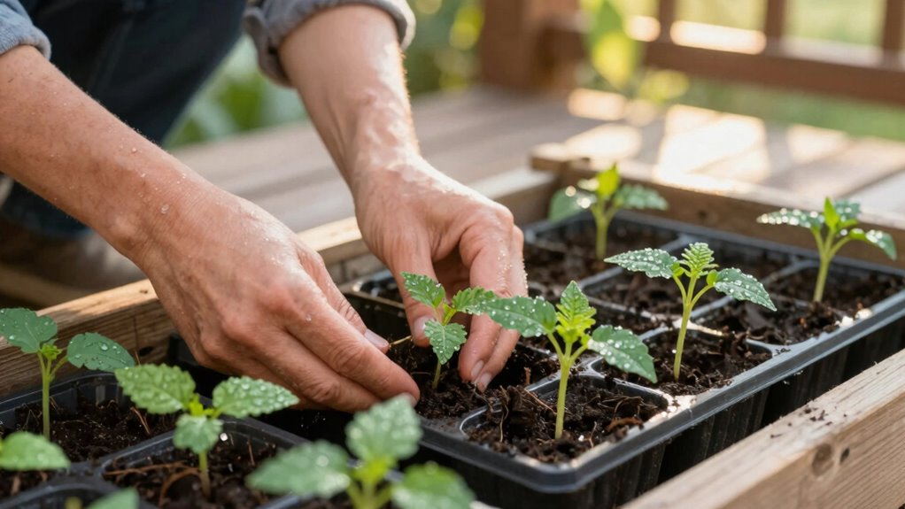 gradually prepare plants outdoors