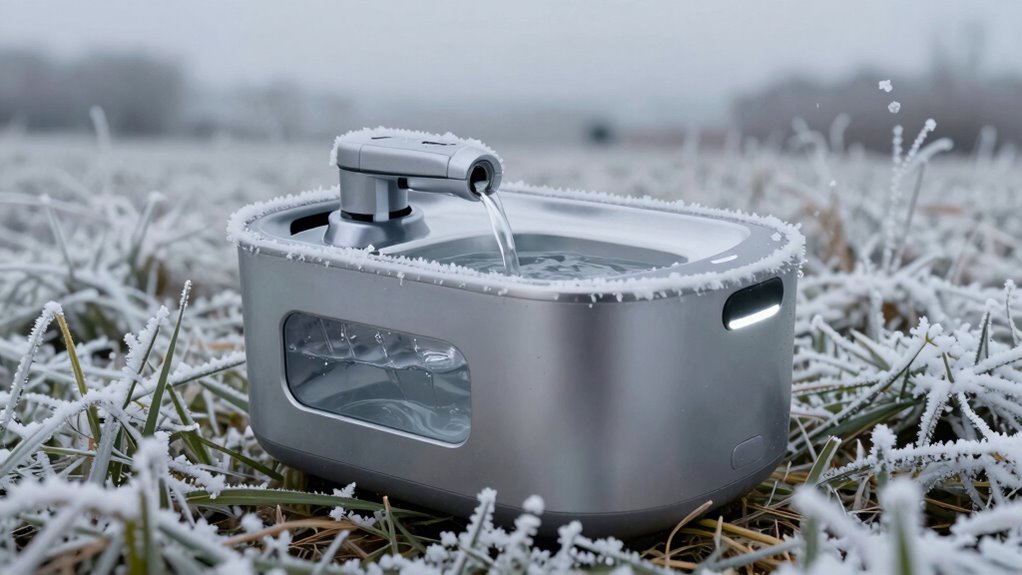 heated waterer features