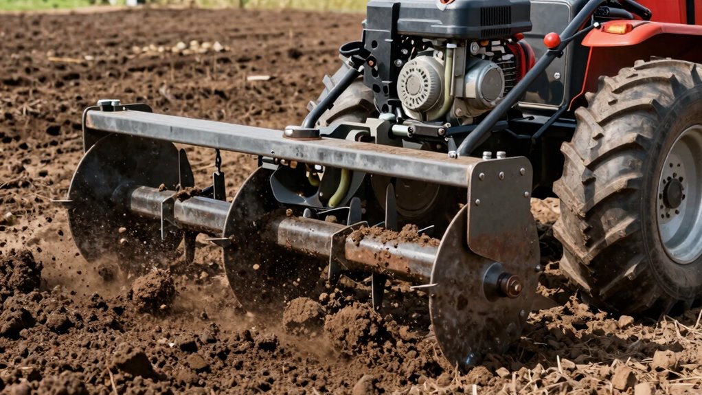 heavy duty clay soil tiller