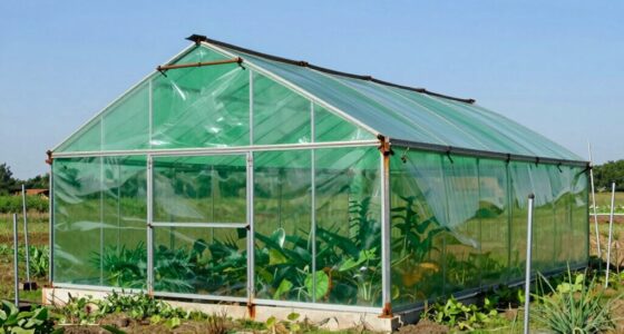 heavy duty windy area greenhouse kits