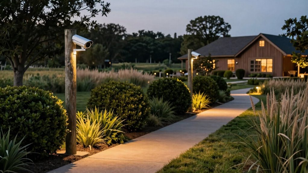 lighting and landscaping improvements