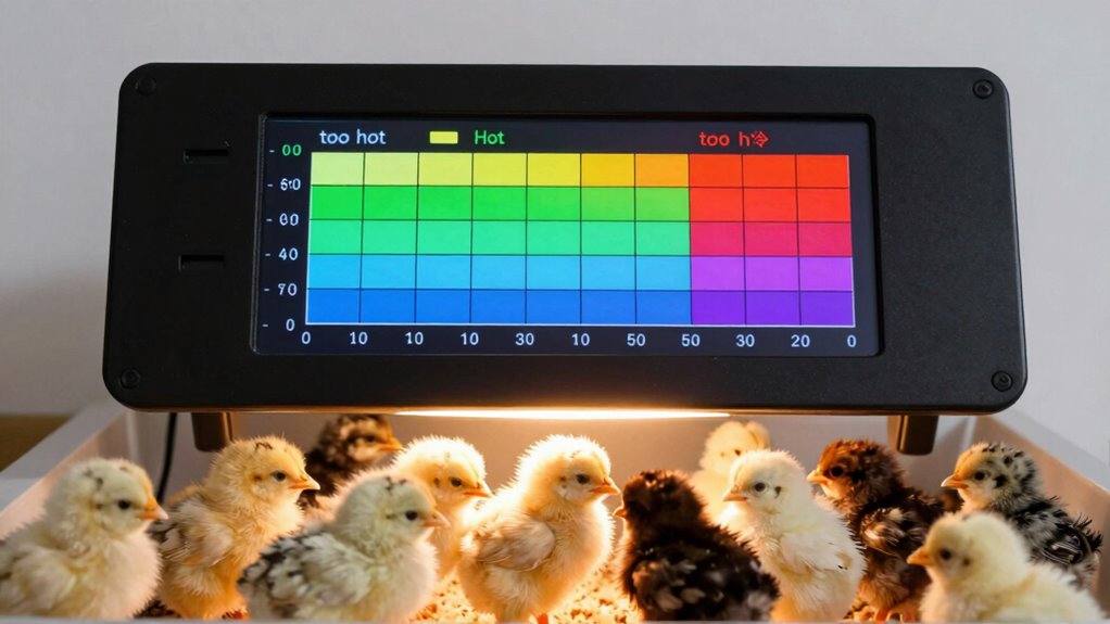 maintain accurate brooder temperature