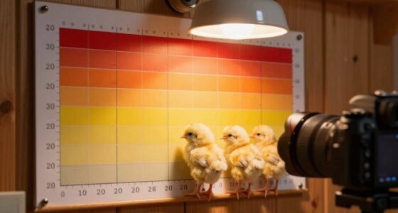 maintain proper brooder temperature