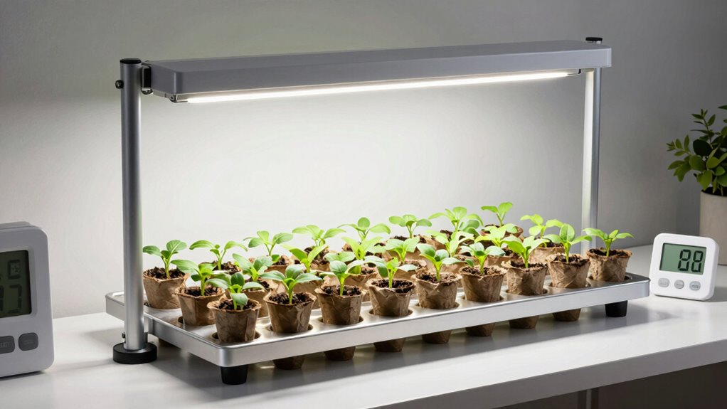 optimal seedling growth setup