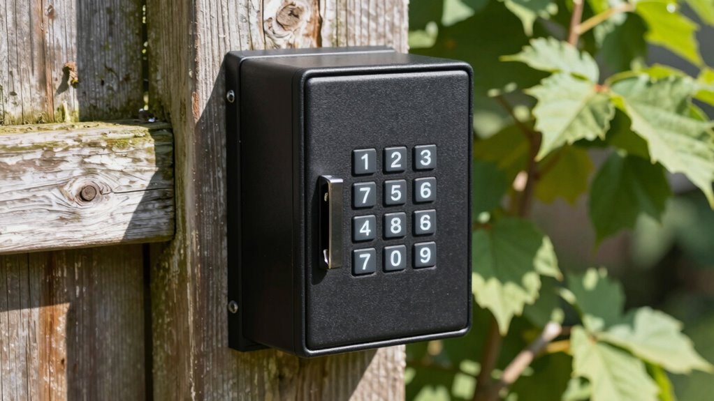 outdoor security lock box