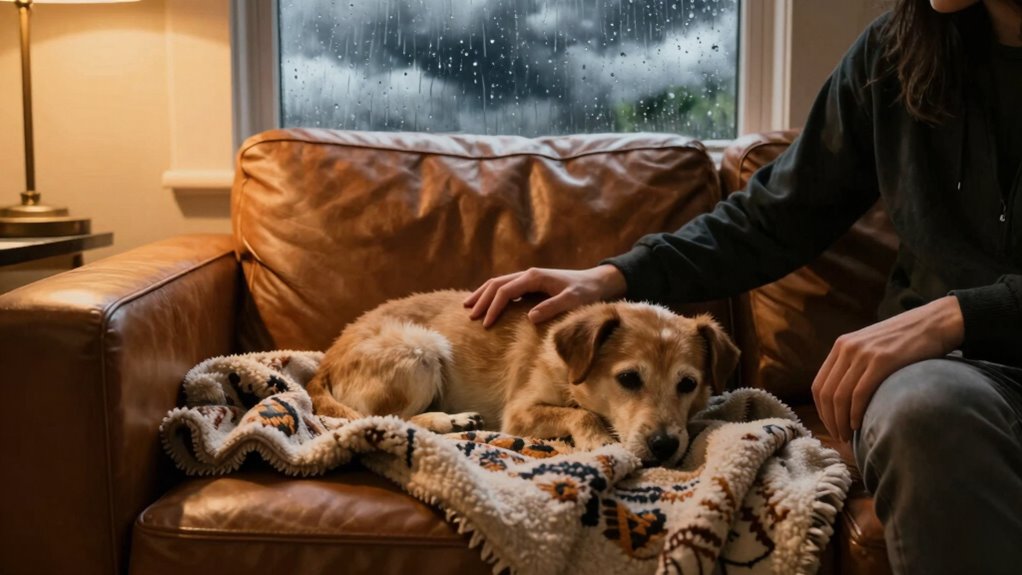 pet storm anxiety routine