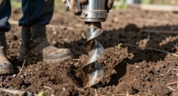 precise drilling for posts