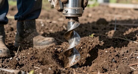 precise drilling for posts