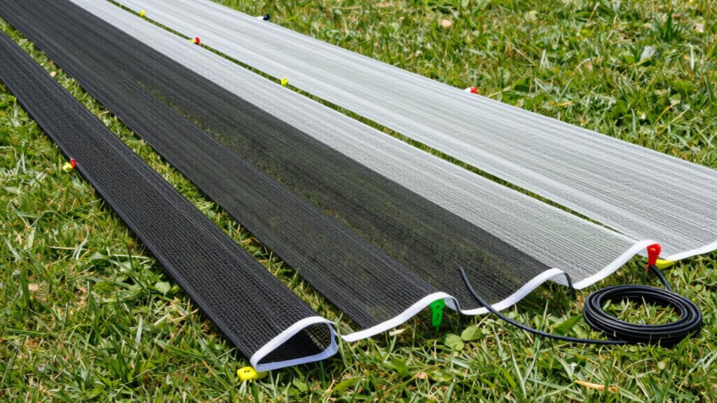 prepare netting for installation