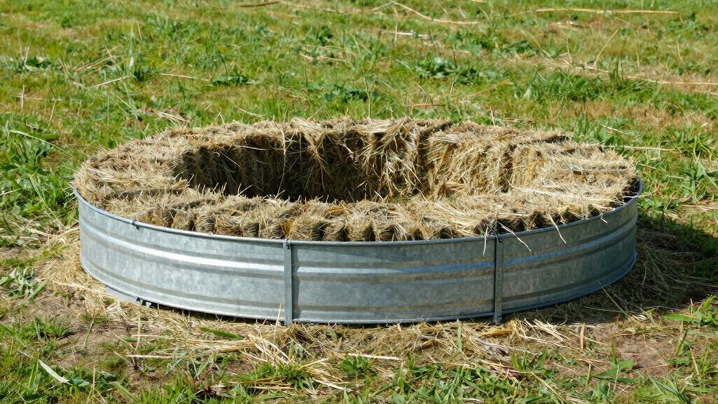 proper bale placement and spacing