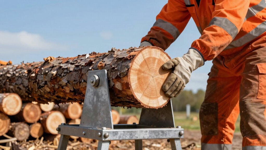 proper log placement stability