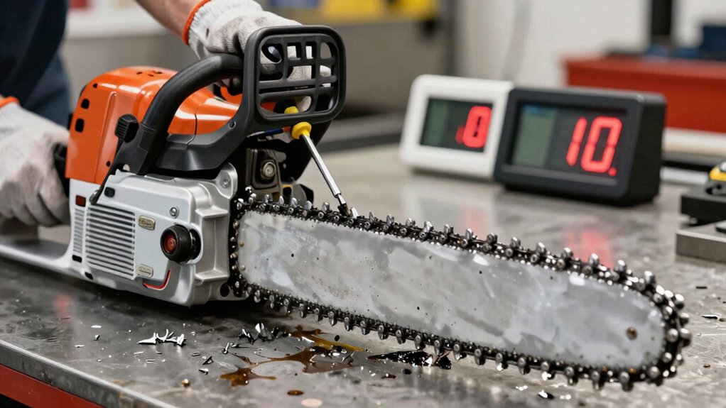 quick chainsaw maintenance routine