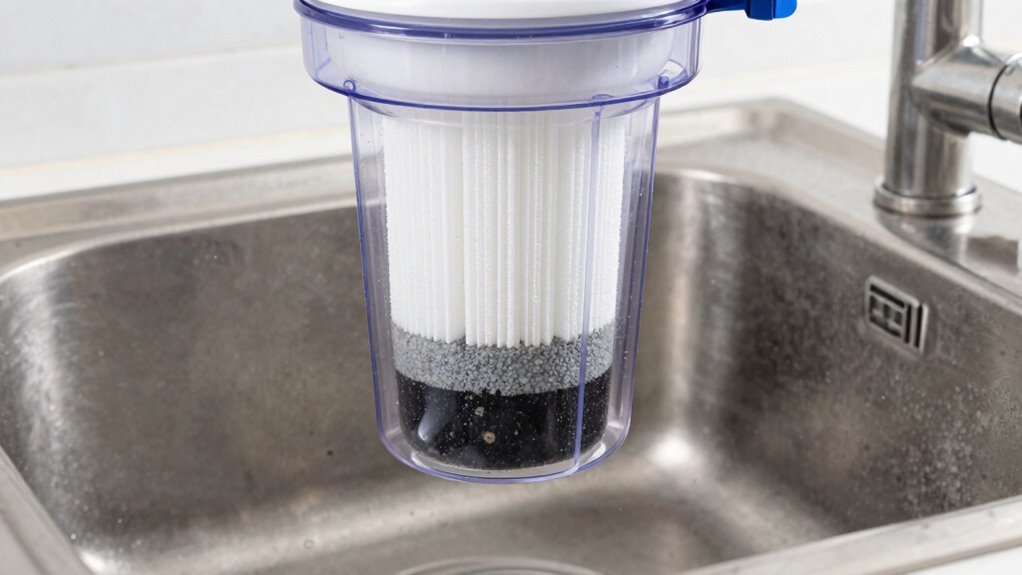 regular filter maintenance prevents funky water