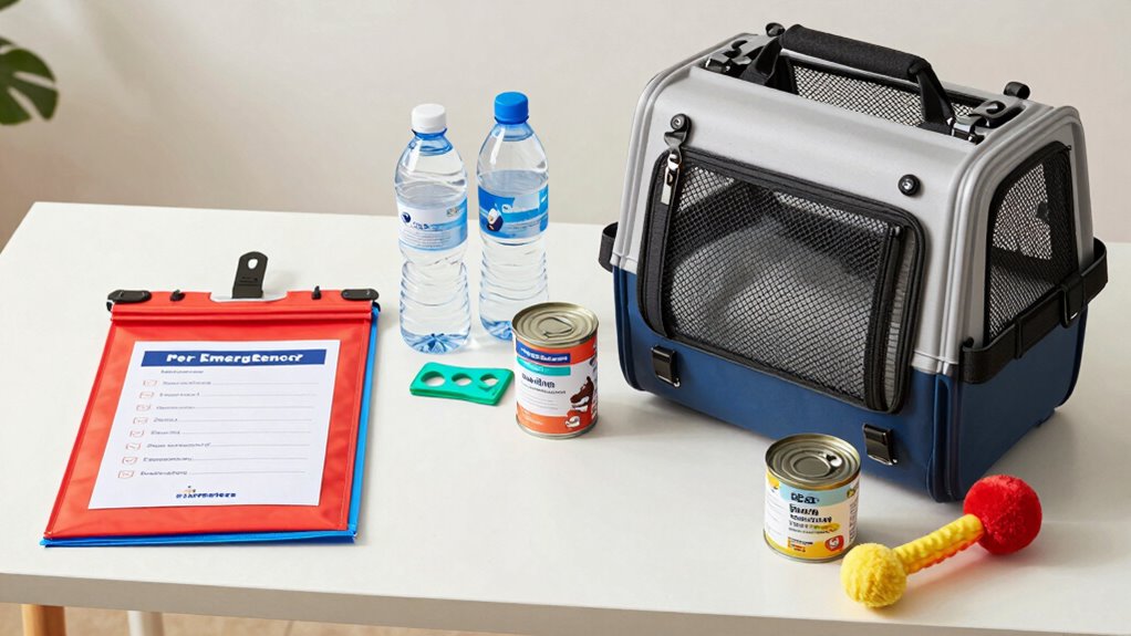 regularly review pet evacuation plans