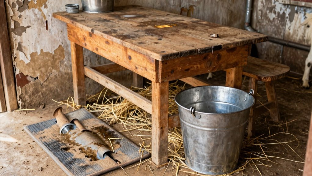 sanitation risks in goat milking