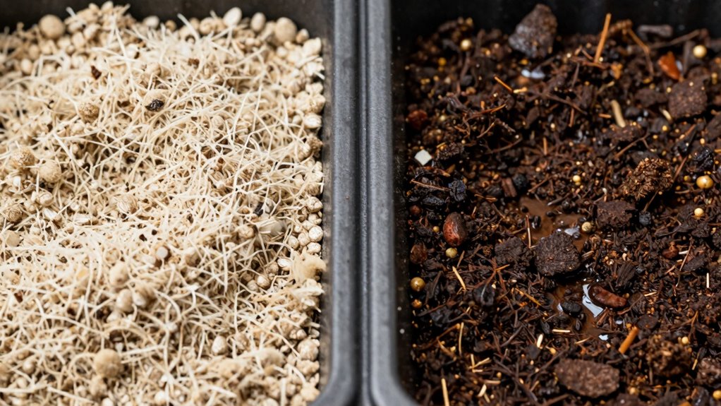 seed mix versus potting