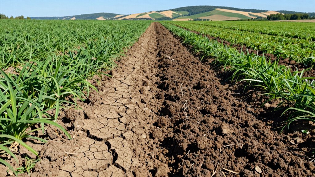 signs of compacted soil