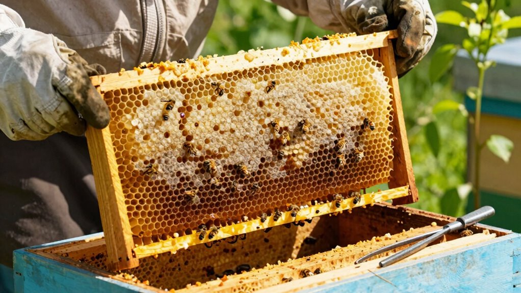 spring hive growth checks