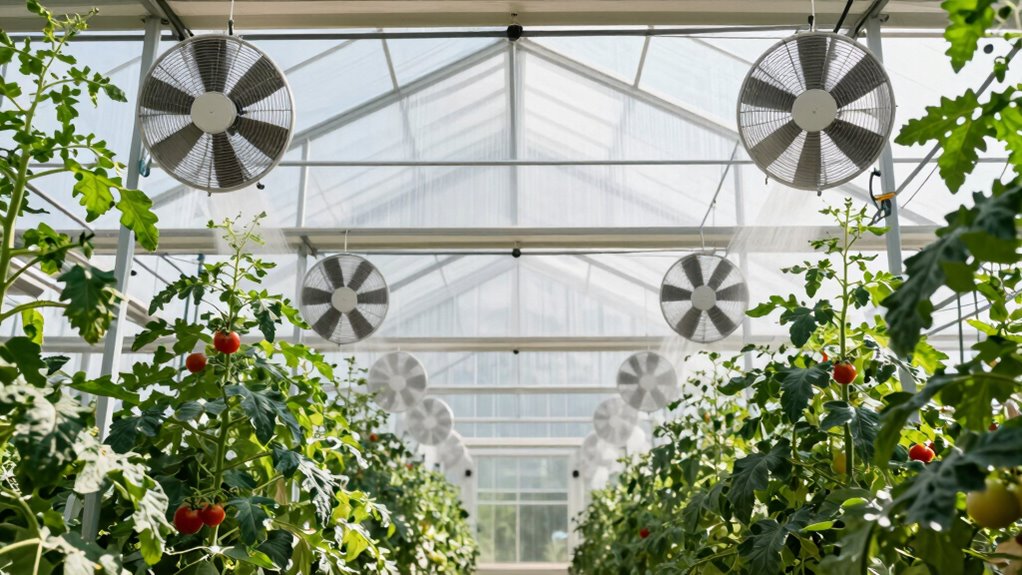 strategic fan placement for airflow